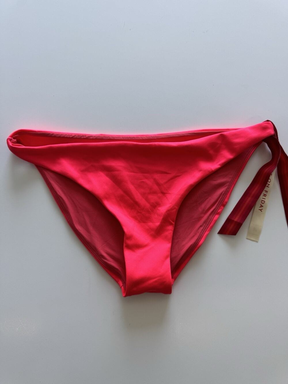 Left On Friday Wear To Bottom Swimsuit Bottom Size Large Pink Neon NwT